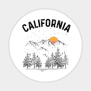 California State Vintage Retro Magnet